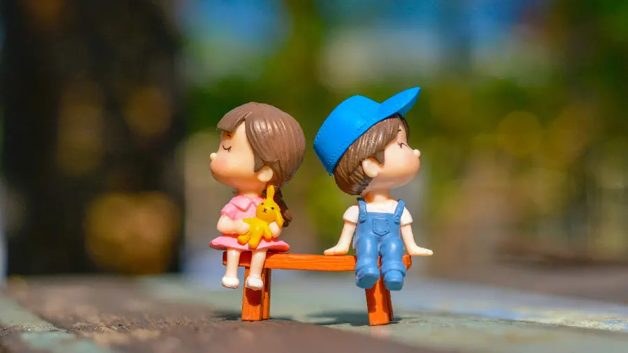 Baby Boy Girl Couple Dolls Photo
