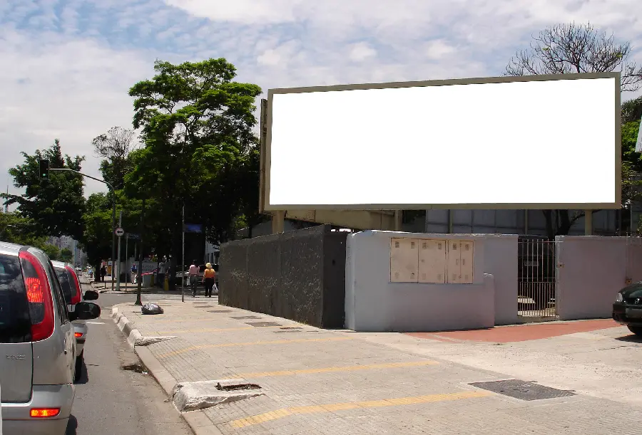Text box for editing billboard design