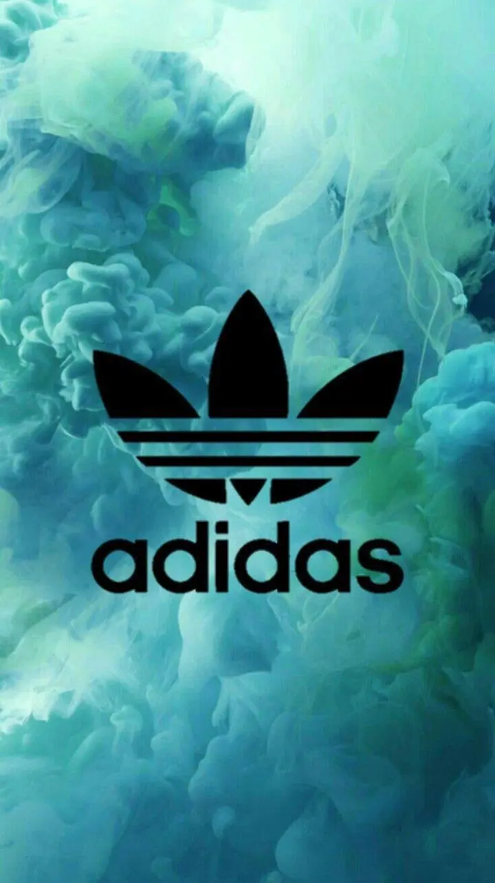 Attractive and stylish Adidas graffiti stock image
