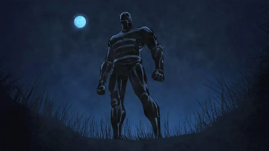 Download creepy profile photo of Marvel's Black Panther boy