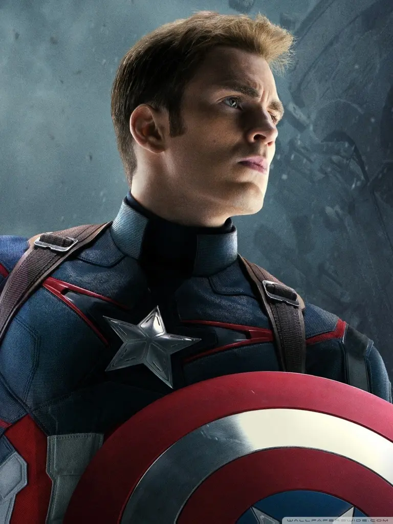 Stylish Captain America Photo for Mobile