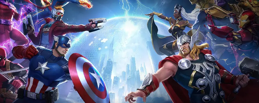 Super Quality Avengers Dual Screen Cartoon Photo