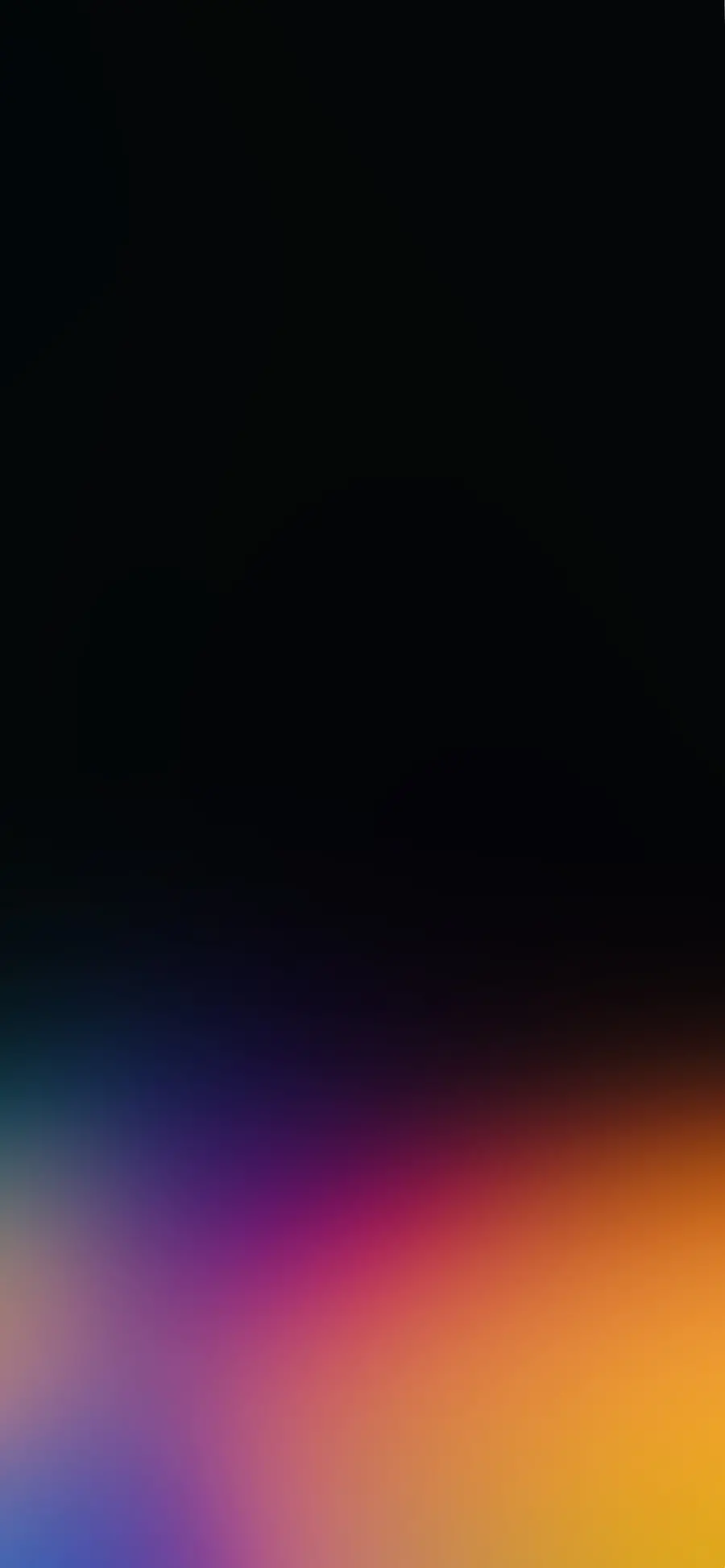 Image of Yellow Orange Purple Color Combination on a Black Background with a Gentle Gradient