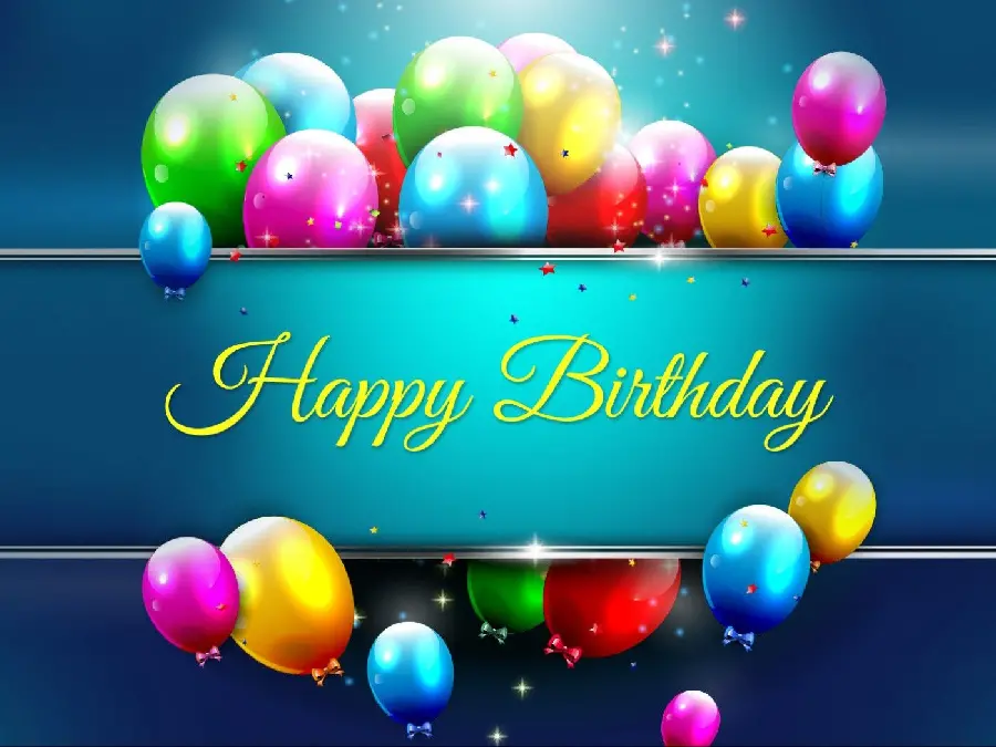 Download high quality Happy Birthday Balloons photo