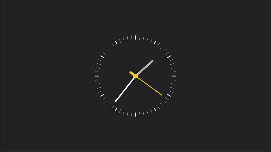 Analog Clock Wallpaper