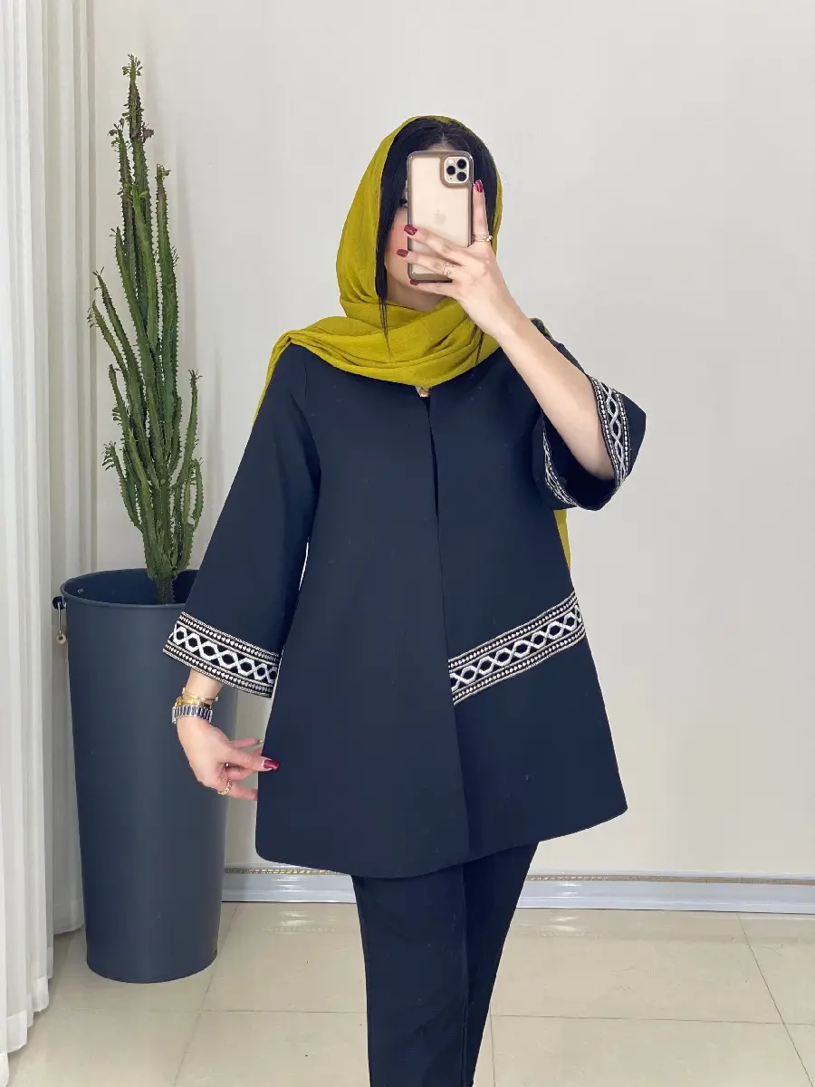 Women's and girls' coat stock photo