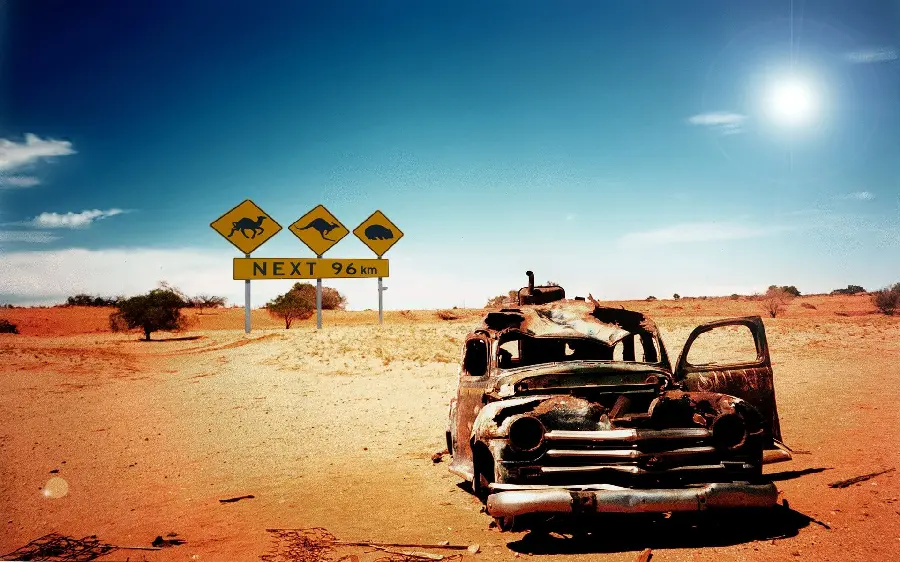 Photo of Australian deserts for background