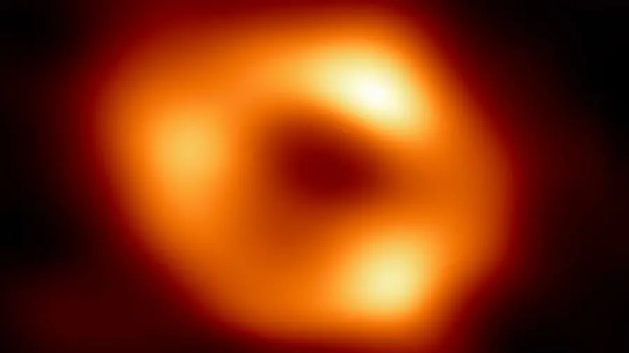  Image of the central black hole of the Milky Way