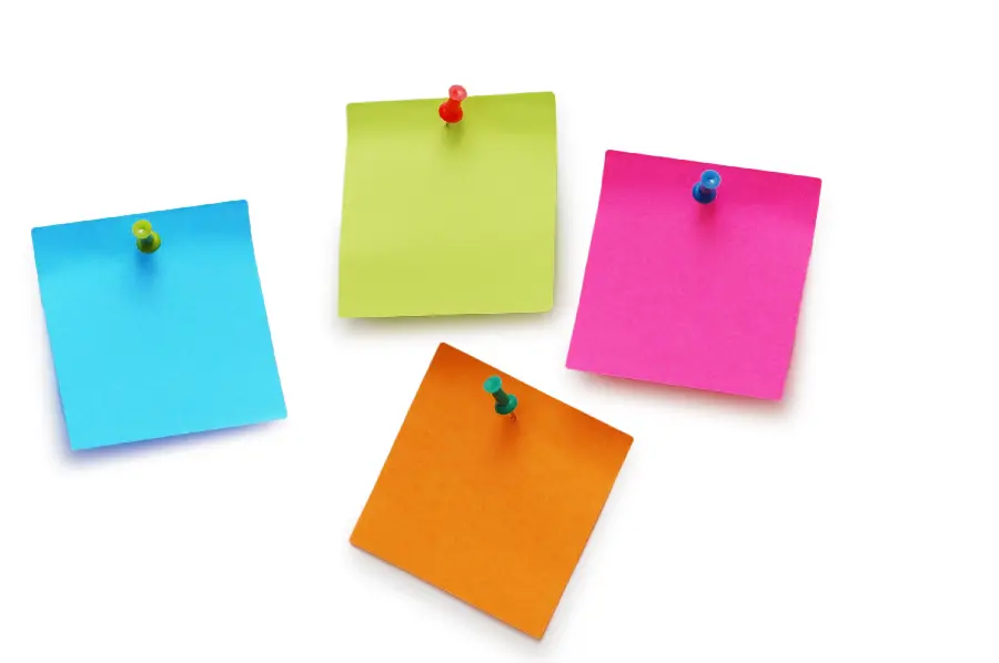 Colored Note Paper Backgrounds