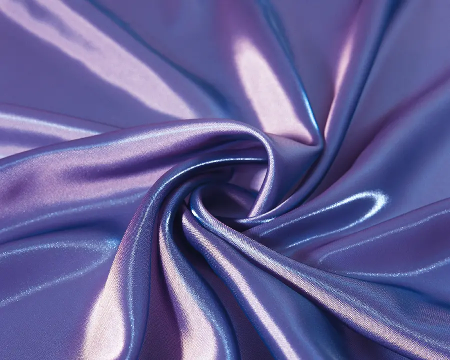 Texture image of purple satin fabric and material