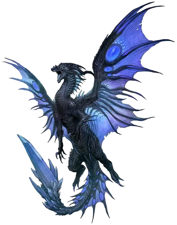 Glorious and epic photo without background of flying PNG dragon