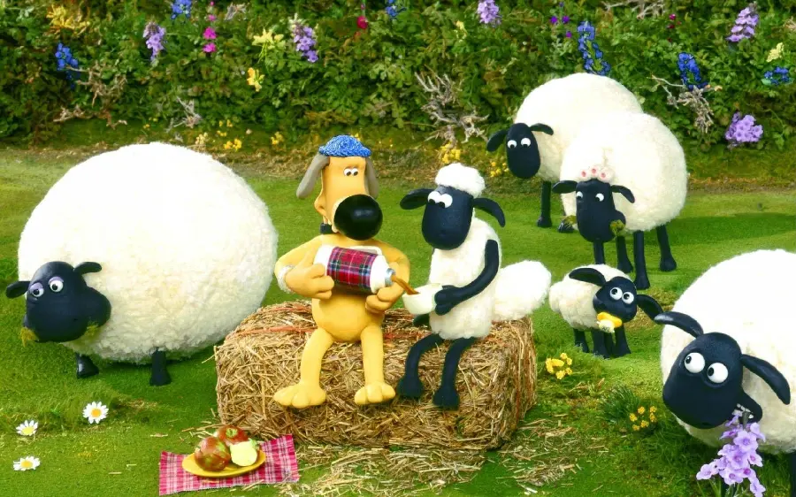 Cartoon Sheep Picture on Animal Farm