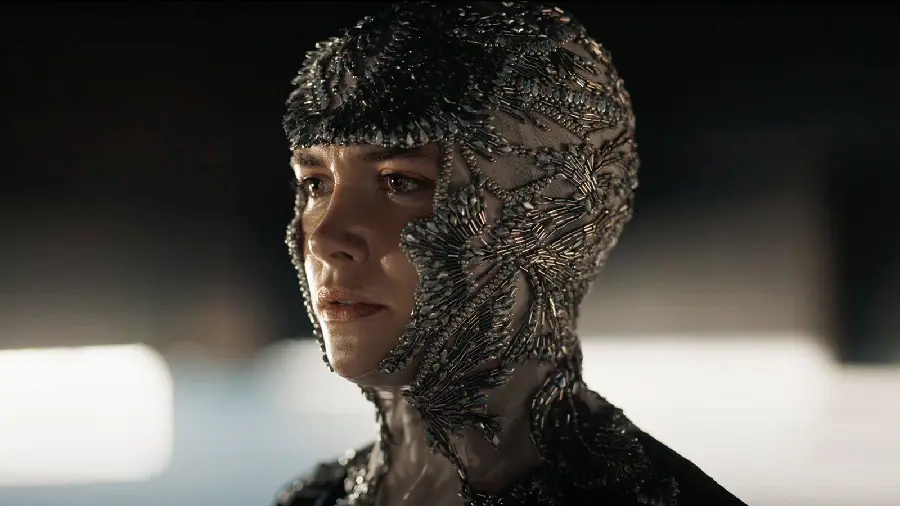 Beautiful photo of the actor from the movie Dune Part 2 with the best quality