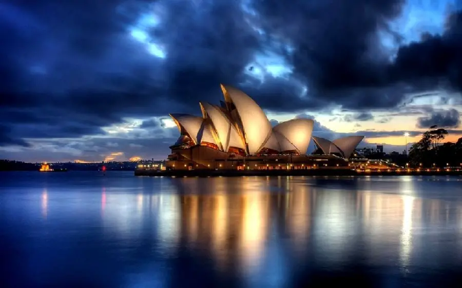 Sydney Opera House Wallpaper Modern Australia Symbol