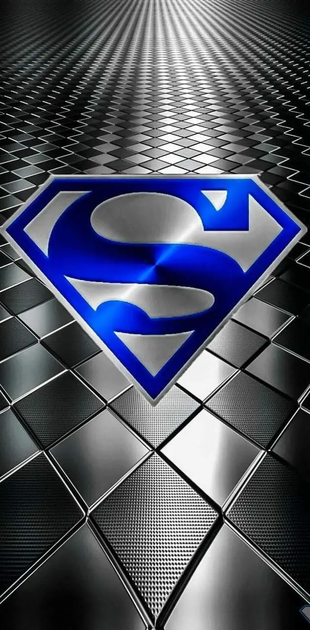 Superman Logo Design Mobile Frame