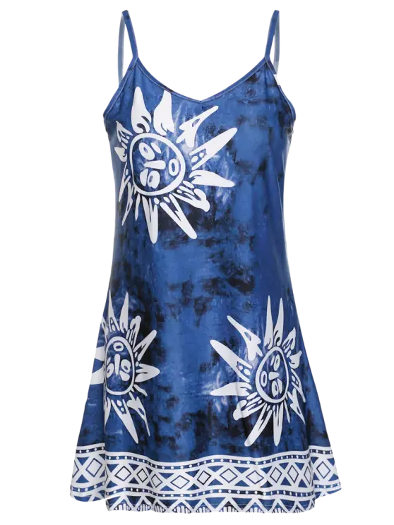 Short blue evening dress with full HD quality