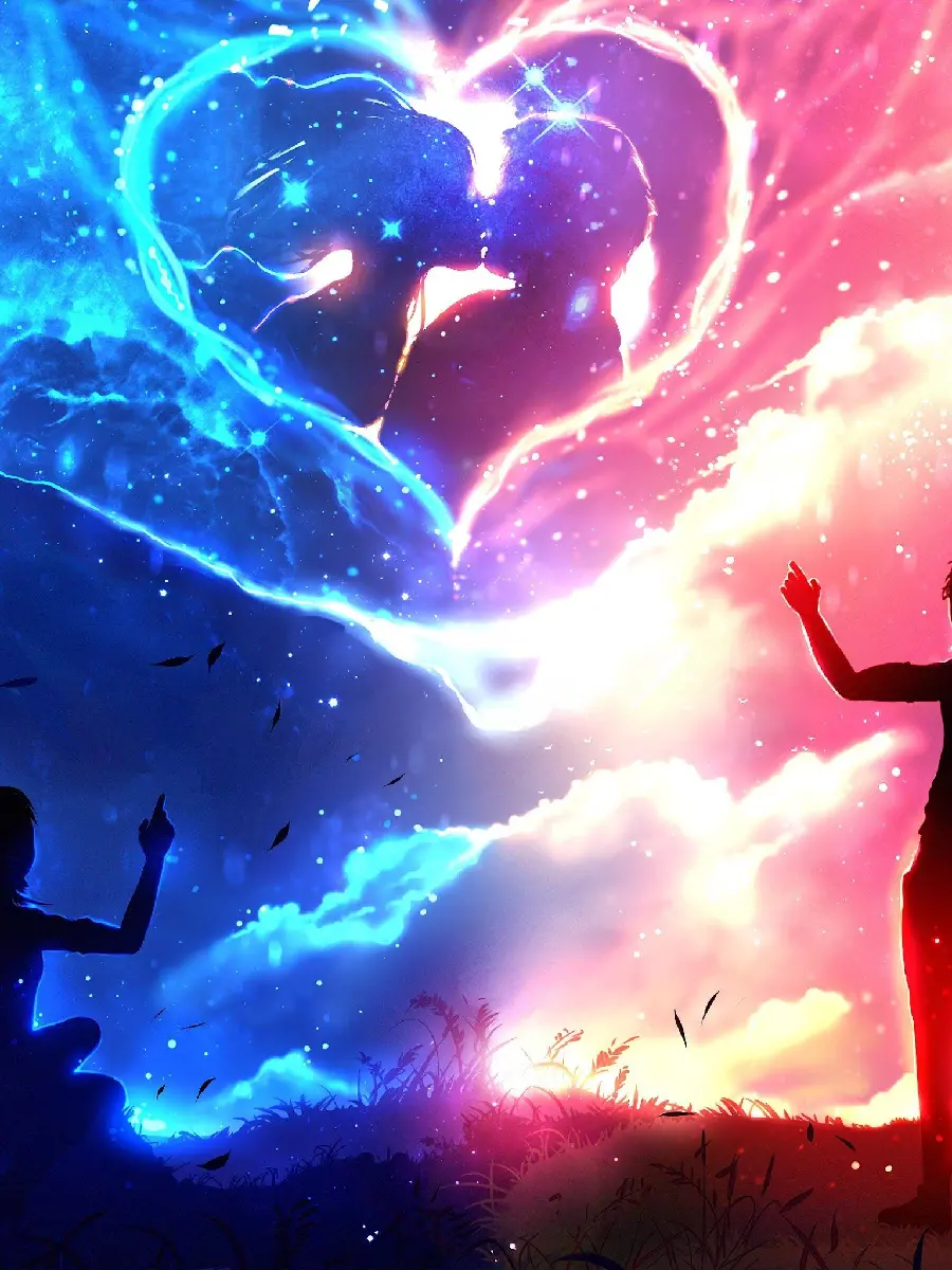 Anime Couple Lover for iPhone Wallpaper