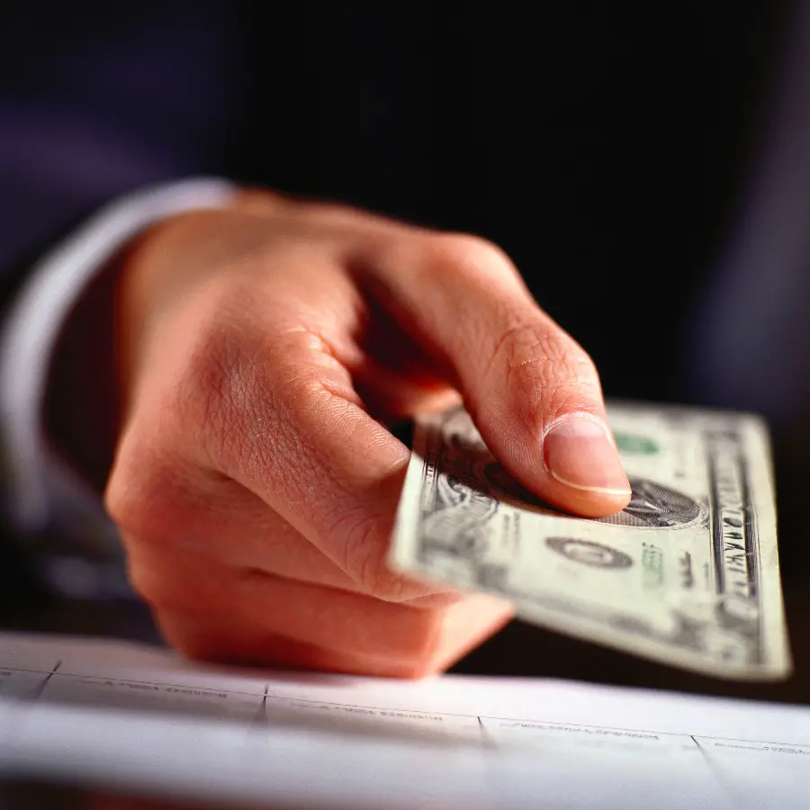 Quality image of dollar bill