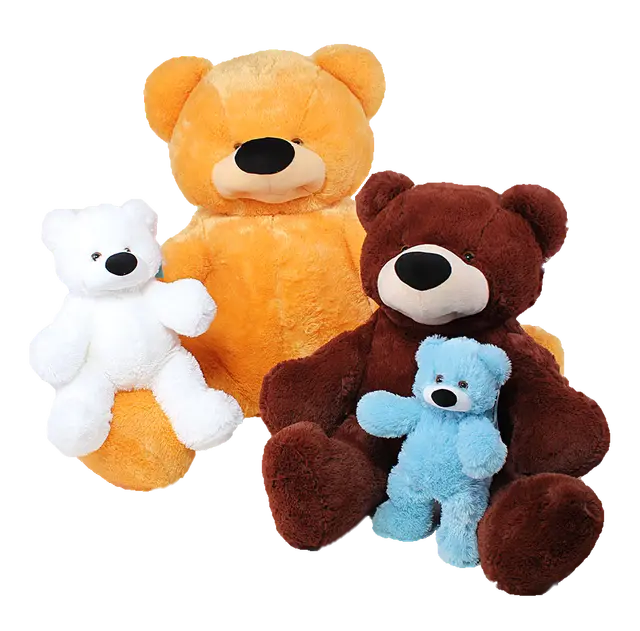 Stock Photo of Lovely Family of Teddy Bears Birthday PNG