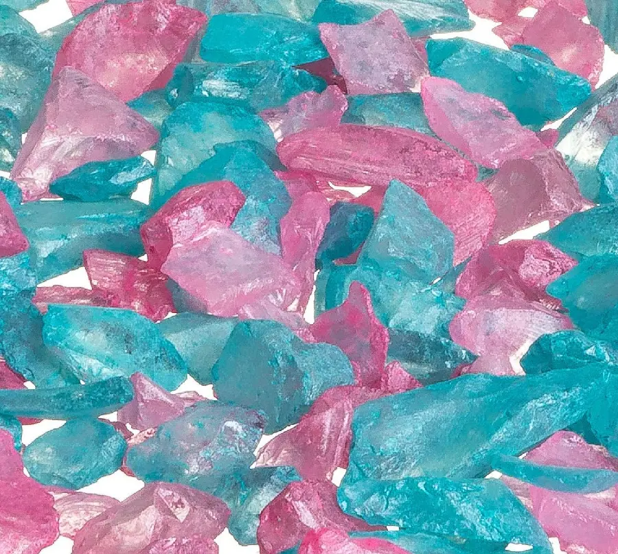 Transparent Colorful Silica Sea Glass