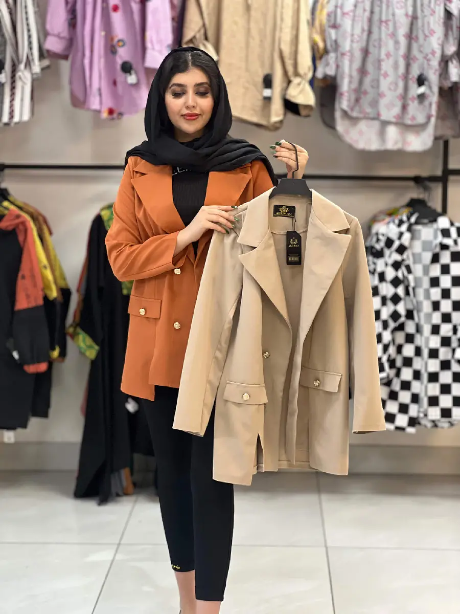 Simple women's coat photo