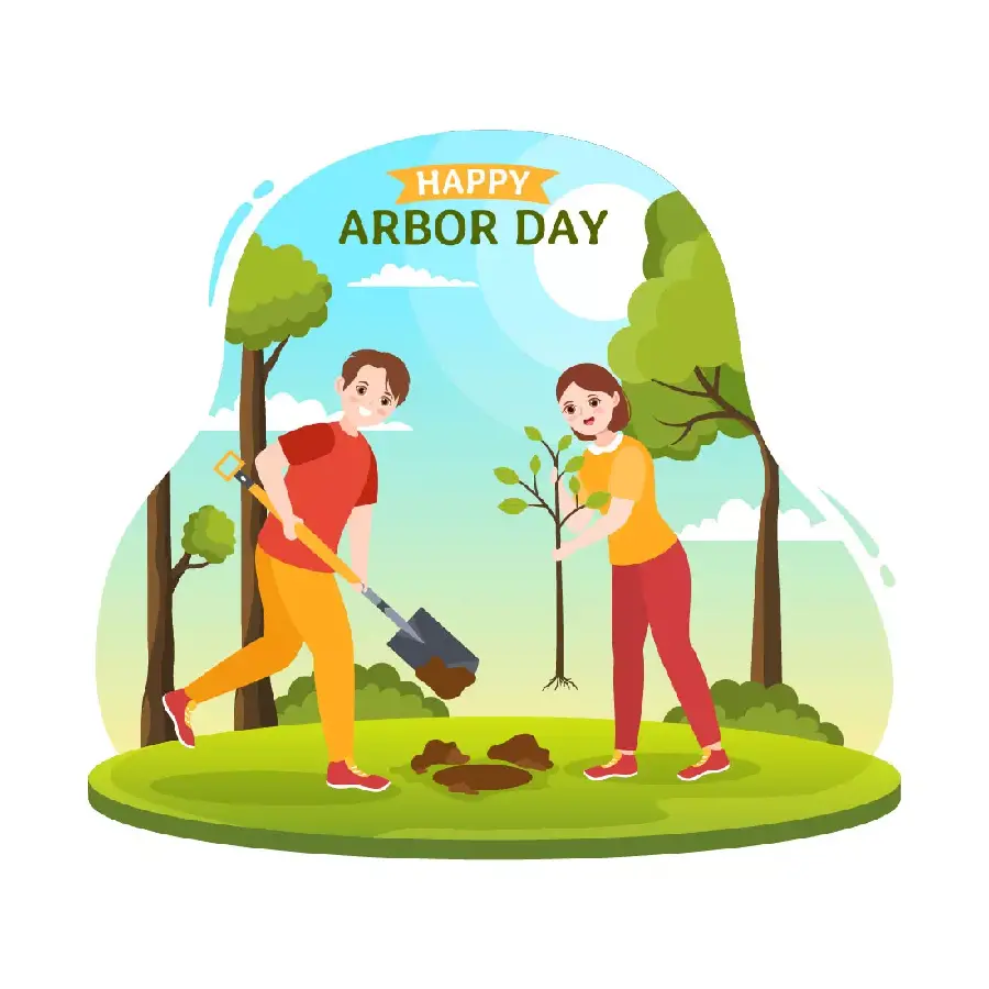 Arbor Day Photo for Greeting on March 15