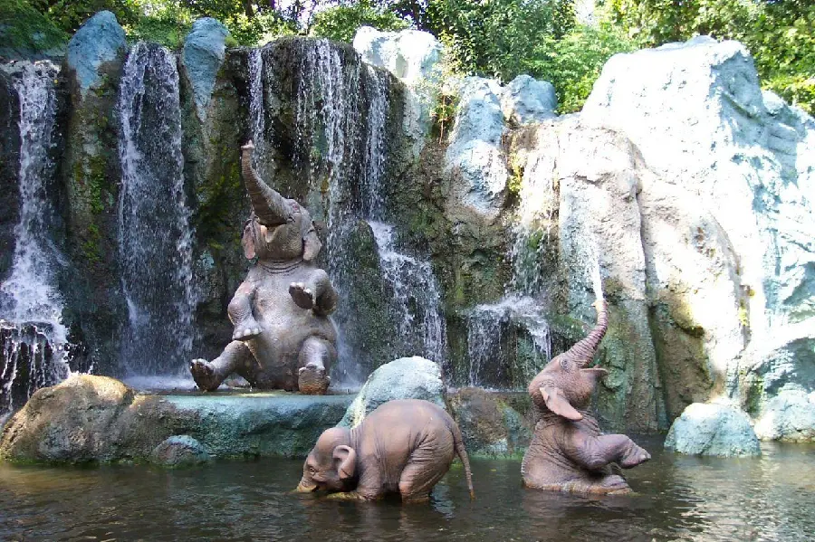 Cute Baby Elephant Picture in the Zoo