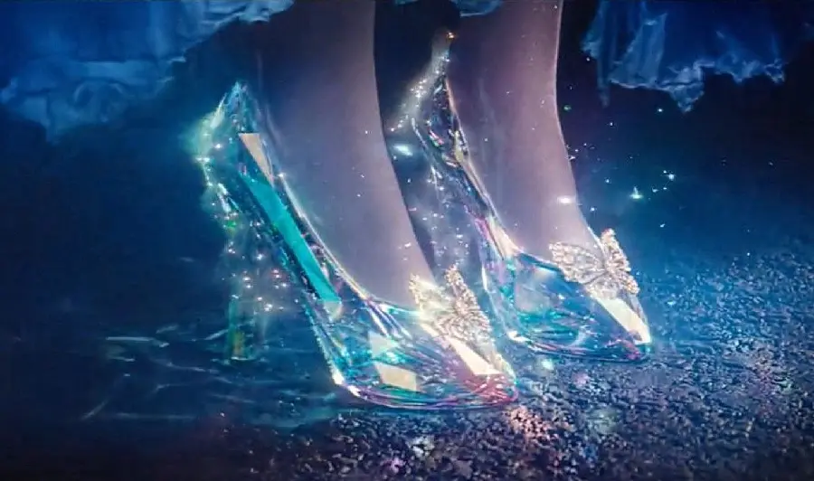Cinderella's glass shoe