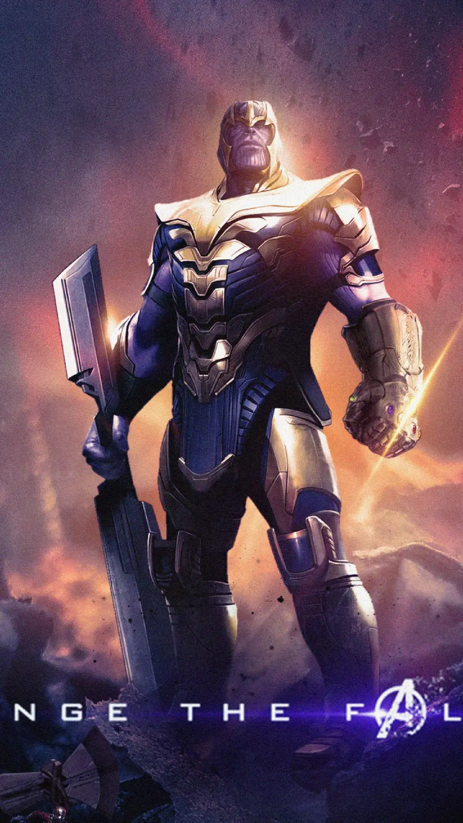 Marvel Thanos Old Photo