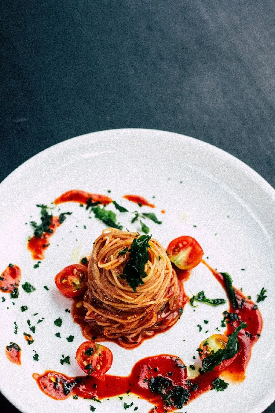 Italian chef's special food photos