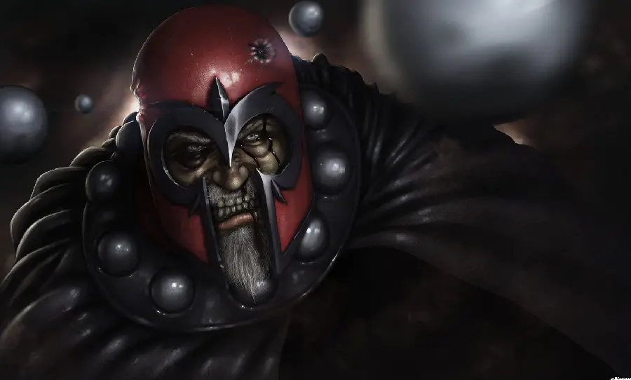 Background image of the famous Eric Magnus Lensherr to Magneto