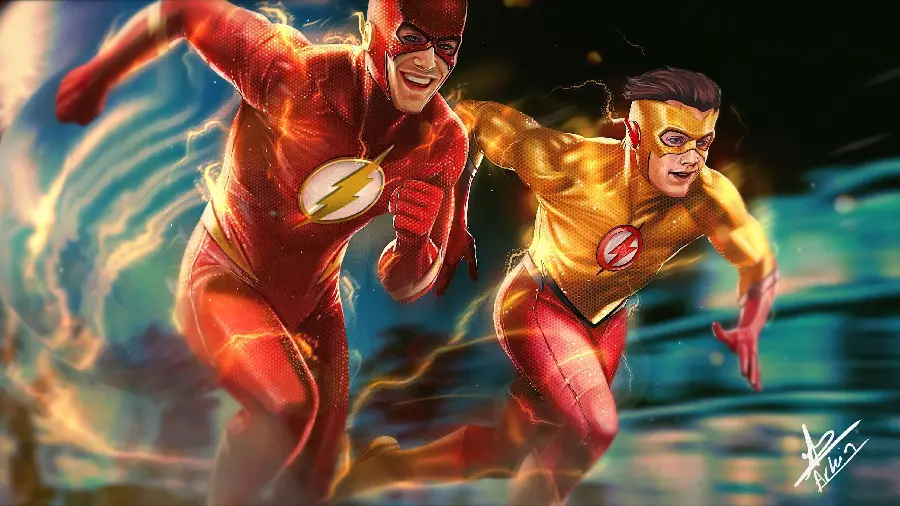 Download high-quality photos from DC's Flash comics