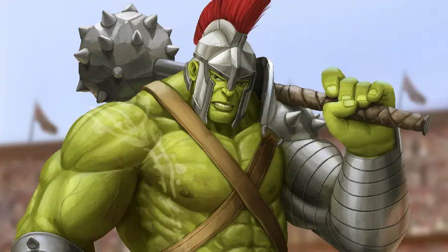 Spectacular high-viewed stock photo of Hulk Gladiator