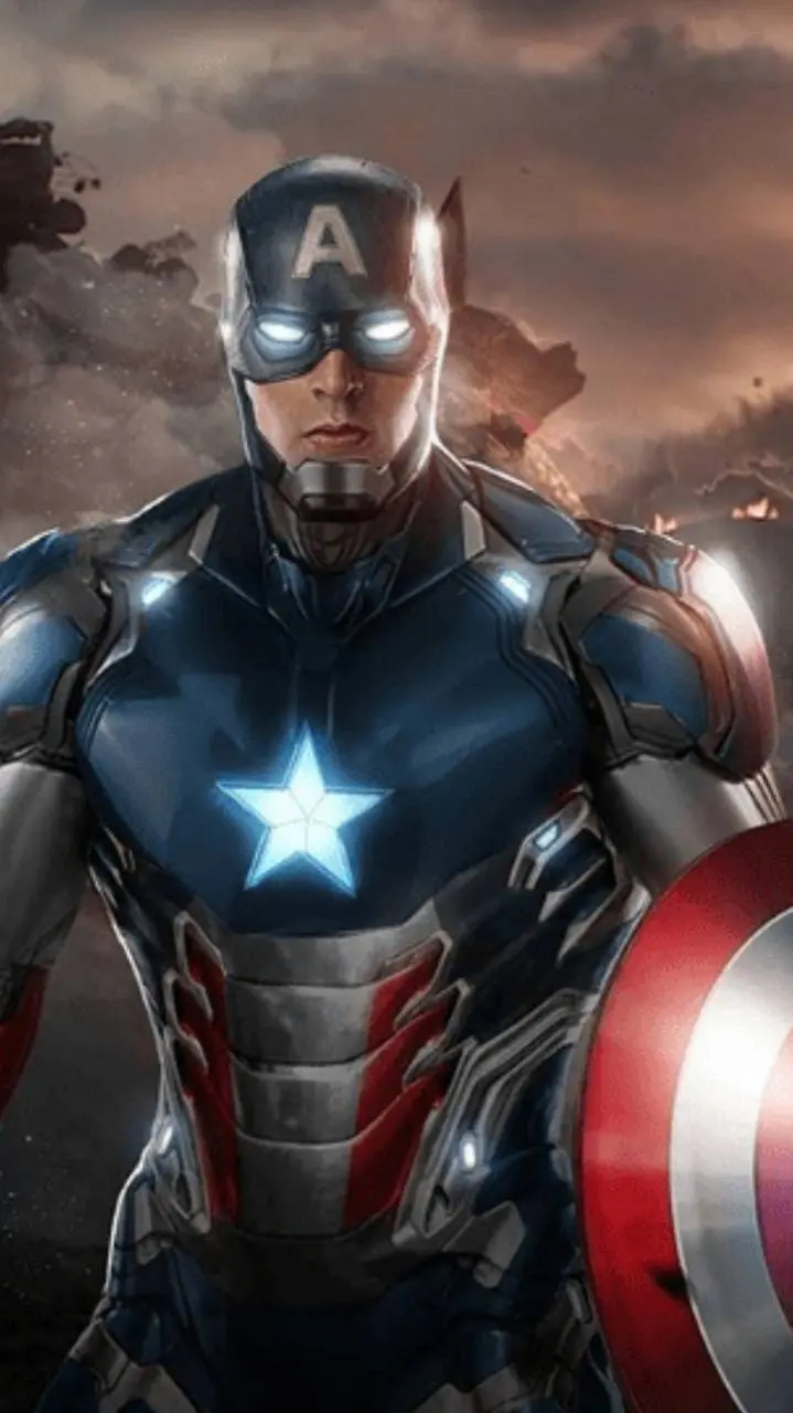 Captain America Mobile Background