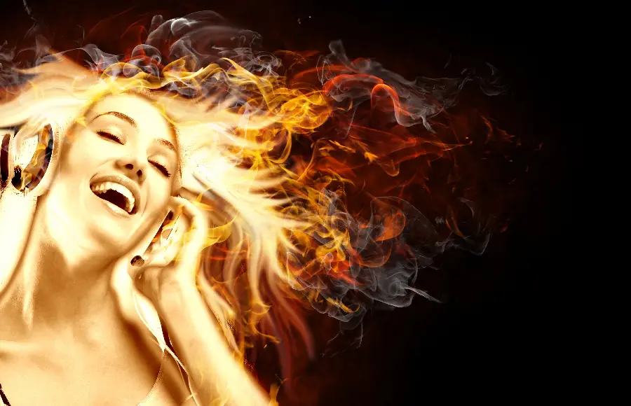 Fantasy Smoke and Fire Quality Photo