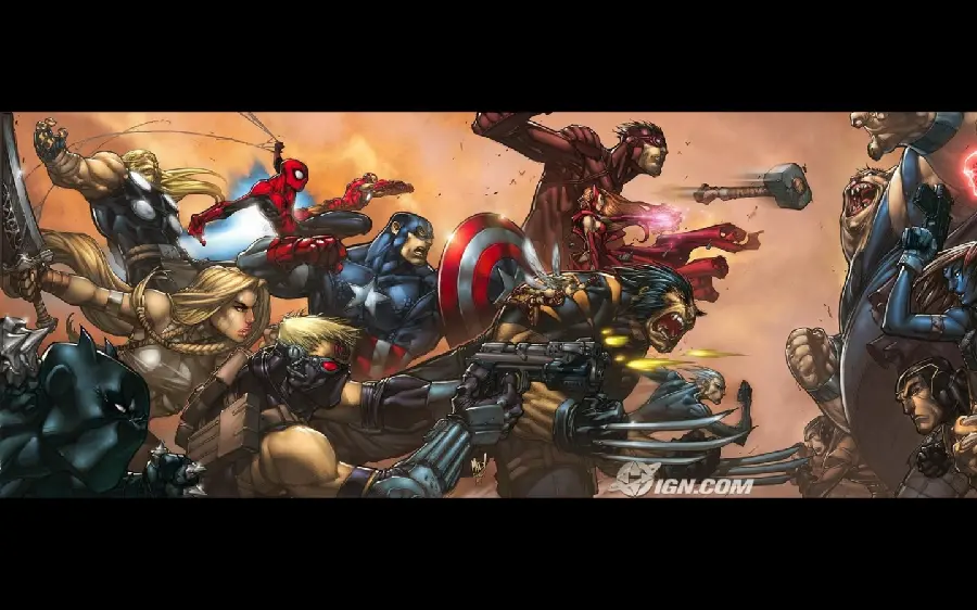 Animated photos for dual displays from the Avengers movie