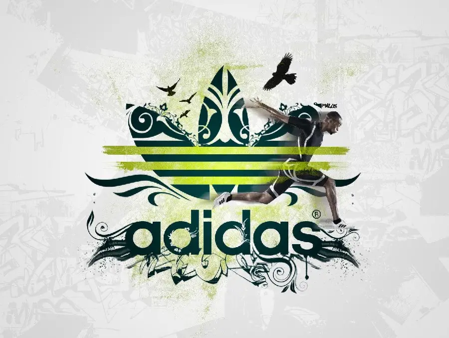 High Quality Wallpaper of Adidas Graffiti