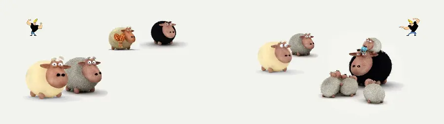 High Quality Various Animated Sheep Images