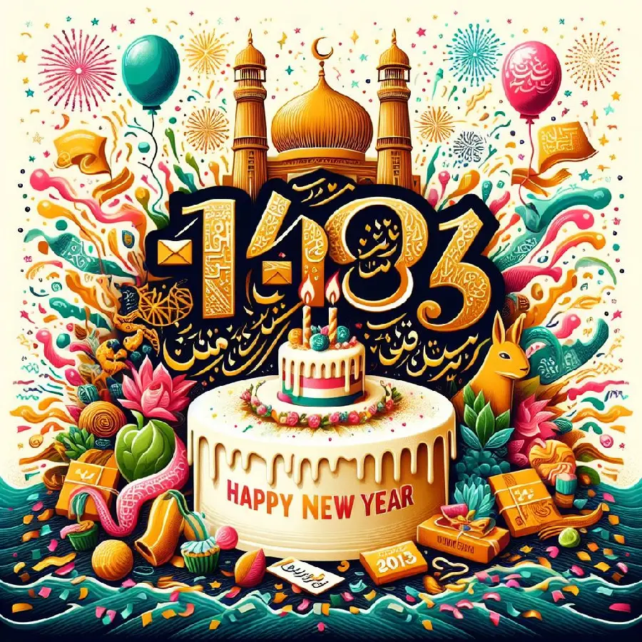 Nowruz and 1403 greeting picture for Instagram story