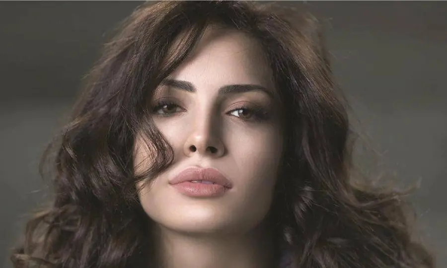 Handsome girl background photo