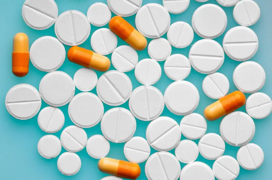 High quality photo of pills and capsules