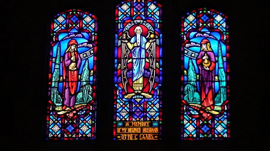 Stained glass windows painting glass art