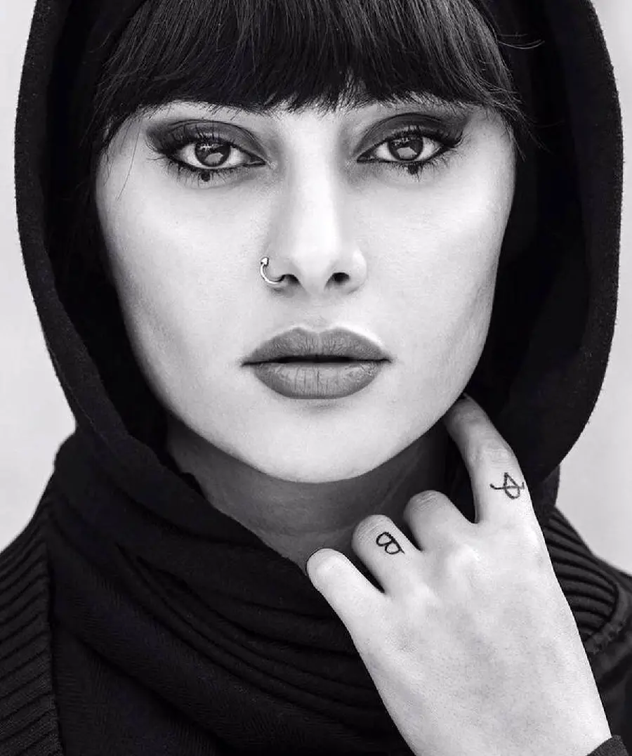 Black and white photo of Terlan Parvaneh