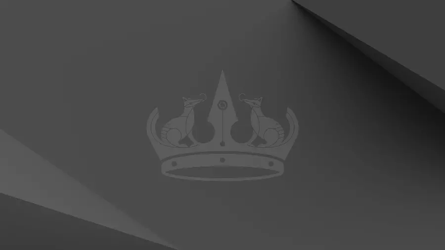 Black Background Photo with Crown Design