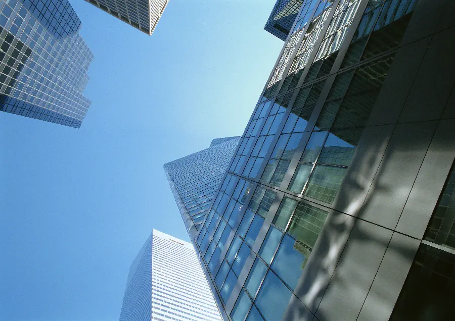 Tower and building architecture of skyscrapers