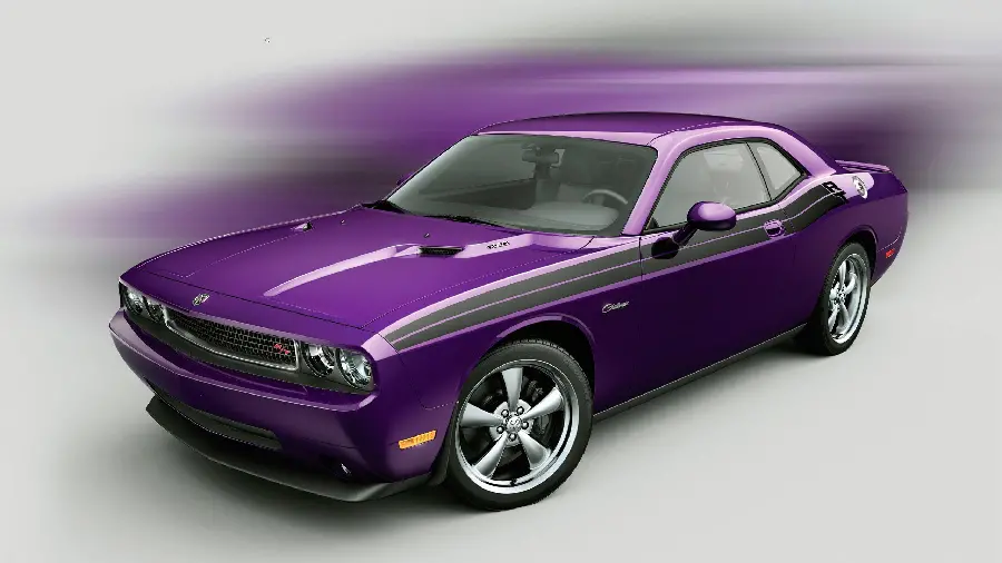 Classy wallpaper of a purple car on a white background