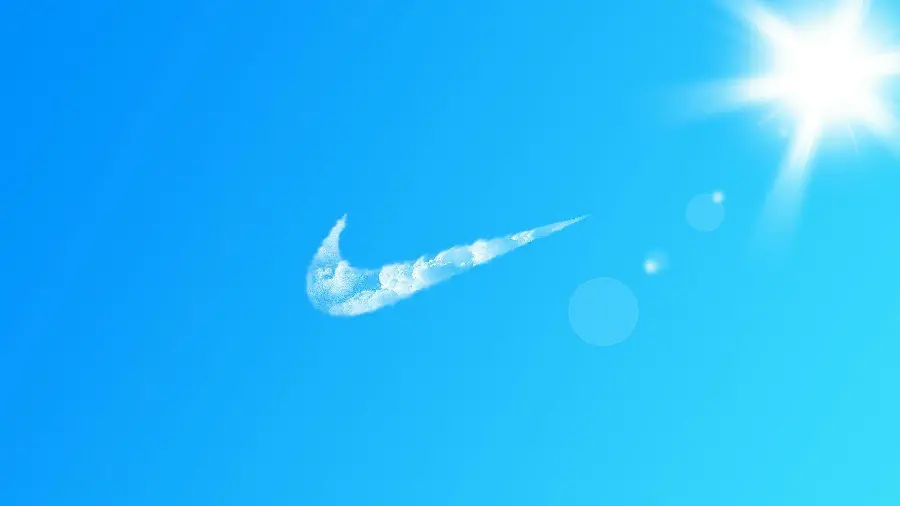 Nike Cloud Logo In the sky in high quality and free for desktop