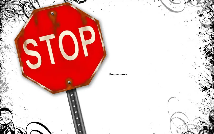 The stop sign wallpaper is one of the important signs in driving