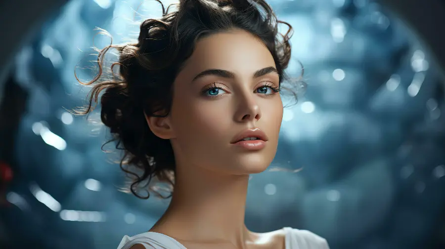 Photo of a beautiful woman with class