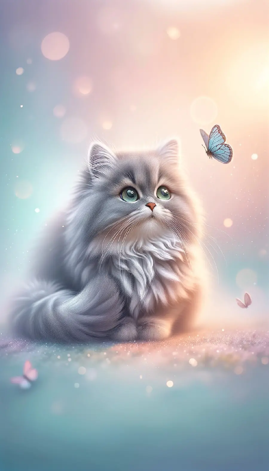 Wallpaper of the cutest and funniest cat in the world For girls' phone backgrounds